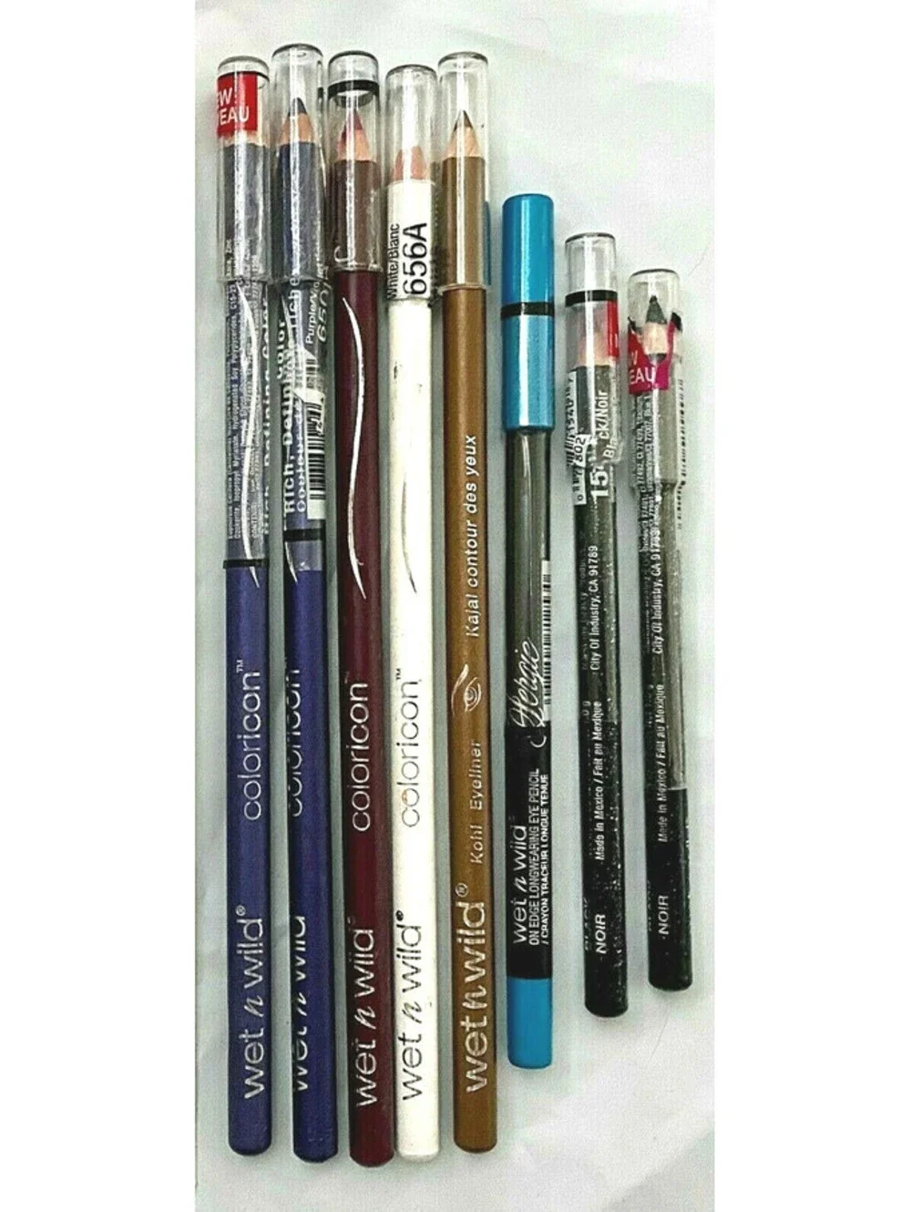 Lot of 8: NEW Wet n Wild Fergie MegaLast Color Icon Eyeliner Pencil (Sealed)